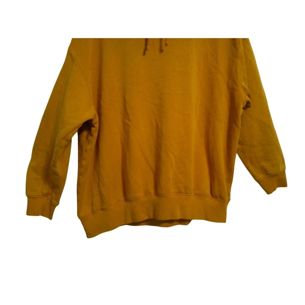 Nike Hoodie Women Large Gold Embroidered Center Swoosh Pullover DJ7668-738